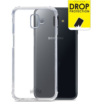 My Style Protective Flex Clear Samsung Galaxy J6 Plus Flexible TPU Back cover Shockproof - Clear