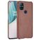 Mobigear Croco OnePlus Nord N10 5G Funda Plástico rígido Carcasa - Marrón