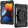 Mobilize Rotating Defender iPad 7 (2019) Plastica rigida / Silicone Back cover + Tracolla + Supporto - Nero