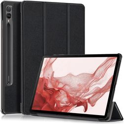 Mobigear Tri-Fold Samsung Galaxy Tab S9 Plus Pungetui + Stylus-holder - Sort