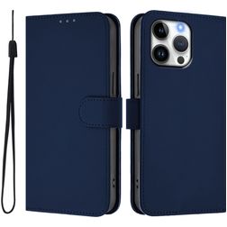 Mobigear Urban Wallet iPhone 16 Pro Max Knížkové pouzdro Peněženka - Námořnická modrá