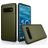 Mobigear Card Samsung Galaxy S10 Plus Funda Plástico rígido Carcasa Antigolpes con tarjetero - Verde militar