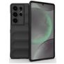 Mobigear Bumpy Samsung Galaxy S25 Ultra Joustava TPU Suojakuori - Musta
