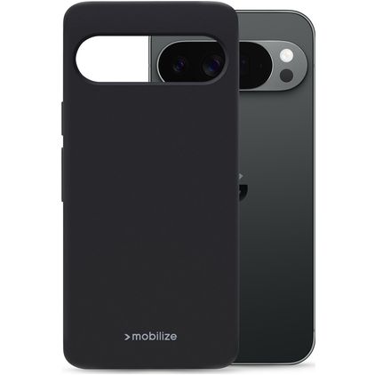Mobilize Rubber Gelly Google Pixel 11 Pro XL TPU flexível Capa traseira - Preto