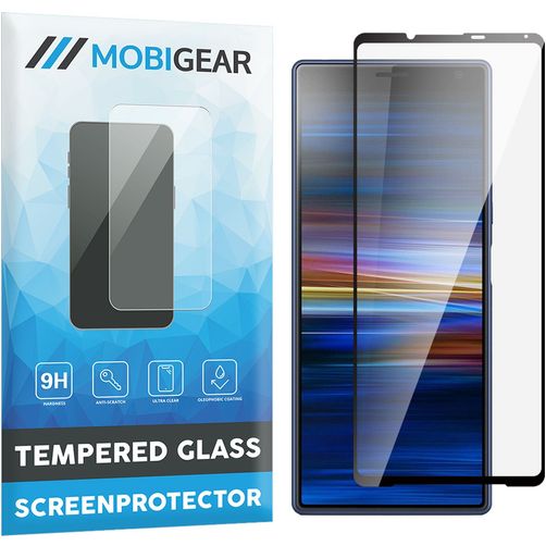 Mobigear Premium Sony Xperia 1 IV Härdat glas Skärmskydd - Skalvänligt - Svart