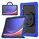 Mobigear RingGuard Samsung Galaxy Tab S10 Ultra Plastica rigida / Silicone Back cover + Portapenna + Tracolla + Supporto - Blu