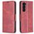 Mobigear Excellent Samsung Galaxy S25 Plus Etui z klapką typu portfel - Czerwony