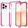 Mobigear Full Bumper iPhone 14 Pro Max Hard Case Back cover Shockproof - Magenta