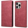 Mobigear Wallet iPhone 16 Pro Plånboksfodral med sedelfack - Röd