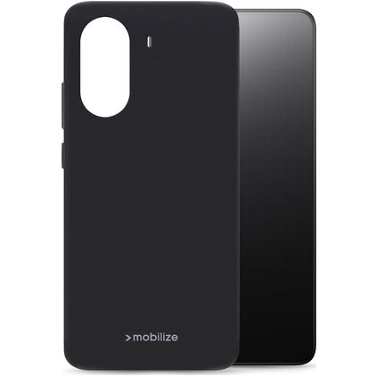 Mobilize Rubber Gelly POCO X7 Pro Flexibilní TPU Zadní kryt - Černá