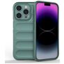 Mobigear Bumpy iPhone 15 Pro TPU flexível Capa traseira - Verde