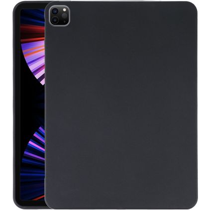 Mobigear Basics Slim iPad Pro 12,9 polegadas (2021) TPU flexível Capa traseira - Preto