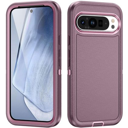 Mobigear Rugged Google Pixel 9 Pro Hardcase Etui plecki Wstrząsoodporne - Fioletowy
