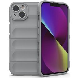 Mobigear Bumpy iPhone 14 Flexible TPU Back cover - Grey