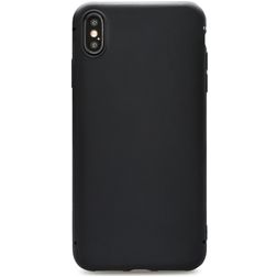 Xccess Invisible Thin iPhone XS Max Elastyczne TPU Slim Etui plecki - Czarny
