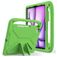 Mobigear AeroArmor iPad Air 13 polegadas (2025) Capa para crianças com pega + Suporte para caneta stylus - Verde