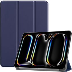 Mobigear Tri-Fold iPad Pro 13 polegadas (2025) Capa livro - Azul escuro