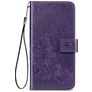 Mobigear Clover Samsung Galaxy A32 4G Funda tipo libro Cartera - Morado