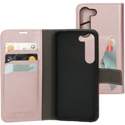 Mobiparts Classic Wallet Samsung Galaxy S23 Cover a libro portafoglio - Rosa