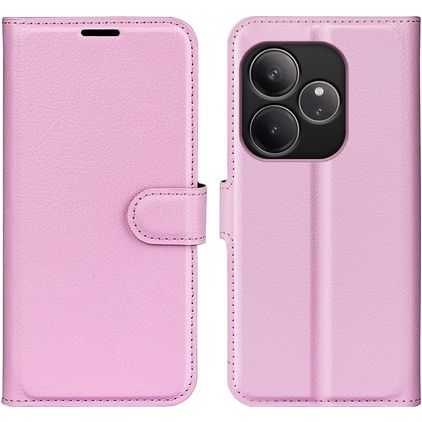 Mobigear Classic Realme GT 6 Capa livro Carteira - Rosa