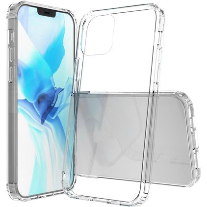 Mobigear Crystal Gennemsigtig iPhone 12 Pro Hårdt Bagsidecover - Gennemsigtig