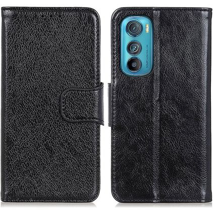 Mobigear Classy Motorola Edge 30 Funda tipo libro Cartera - Negro