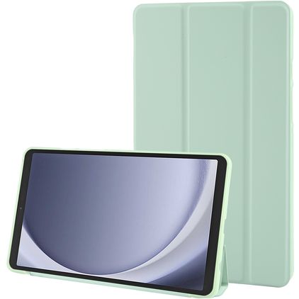 Mobigear Tri-Fold Gel Samsung Galaxy Tab A11 TPU / Leatherette Wallet case - Green
