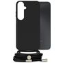 Mobilize Lanyard Gelly Samsung Galaxy A05s Joustava TPU Suojakuori kaulanauhalla - Musta