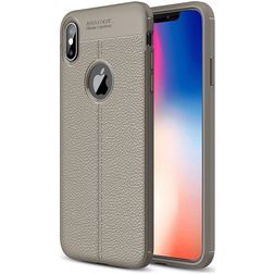 Mobigear Luxury iPhone XS Max Flexibel TPU Skal - Grå