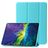 Mobigear Tri-Fold Gel iPad 10 (2022) TPU / Cuero sintético Funda tipo libro - Turquesa