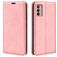 Mobigear Retro Slim Motorola Moto G42 Etui z klapką typu portfel - Różowy