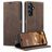CaseMe 013 Samsung Galaxy A16 Wallet case - Brown