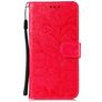 Mobigear Flowers Samsung Galaxy M51 Wallet case - Red