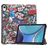 Mobigear Tri-Fold iPad Mini 6 (2021) Funda tipo libro - Graffiti