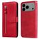 Mobigear Zipper iPhone 17 Pro Max Wallet case - Red