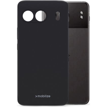 Mobilize Rubber Gelly OnePlus Nord 4 Fleksibel TPU Bagsidecover - Sort