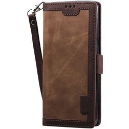 Mobigear Two Tone Huawei P40 Lompakkokotelo + Setelitasku - Ruskea