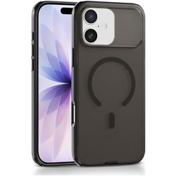 Mobigear Shockproof Grip iPhone 17 MagSafe Hårdt Bagsidecover - Sort