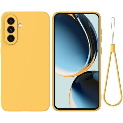 Mobigear Rubber Touch Samsung Galaxy S26 Plus Silikone Bagsidecover - Gul