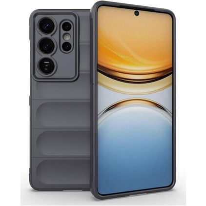 Mobigear Bumpy Samsung Galaxy S26 Ultra TPU flexível Capa traseira - Cinzento