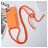 Mobigear Lanyard Card iPhone 15 Pro Silicona Funda con cuerda y tarjetero - Naranja