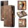CaseMe 008 Samsung Galaxy Note 20 Case Detachable 2-in-1 Wallet Case Wallet - Brown