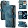 CaseMe C30 iPhone 13 Wallet case - Blue