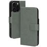 Mobiparts Classic Wallet MagSafe iPhone 16 Pro Capa livro Carteira - Stone Green