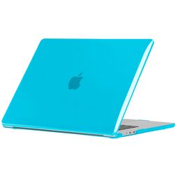Mobigear Glossy MacBook Air 13 pulgadas (2022-2026) Carcasa rígida para MacBook - Azul - Modelo A2681 / A3113 / A3240 / A3449