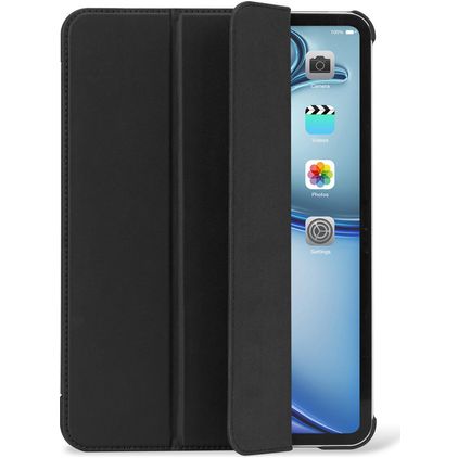 Decoded Textured Slim iPad Air 13 pollici (2024) Silicone flessibile Cover a libro - Antracite
