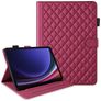 Mobigear Diamond Samsung Galaxy Tab S10 FE Plus Funda tipo libro - Rojo