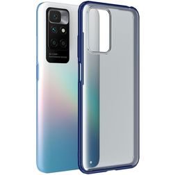 Mobigear Shockproof Xiaomi Redmi 10 4G Fodral Hårdplast Skal - Mörkblå