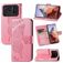 Mobigear Butterfly Xiaomi Mi 11 Ultra Cover a libro portafoglio - Rosa