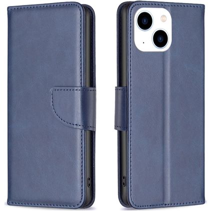 Mobigear Excellent iPhone 15 Cover a libro portafoglio - Blu